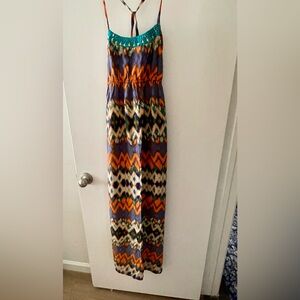 Mossimo Supply Co. Multicolored Maxi Dress 🧡